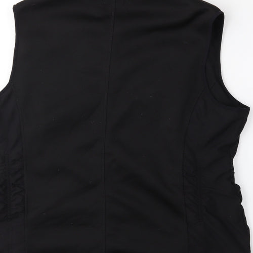 Green Lamb Womens Black   Gilet Jacket Size 18