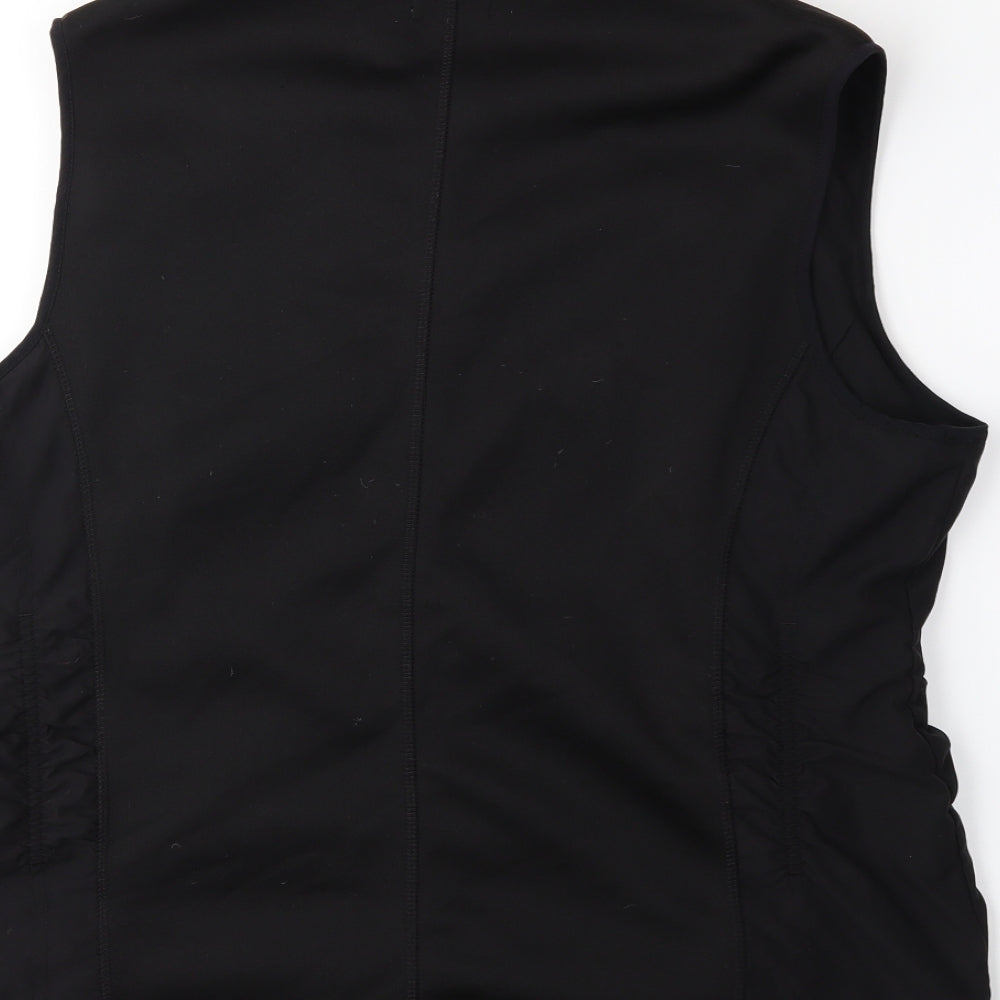 Green Lamb Womens Black   Gilet Jacket Size 18