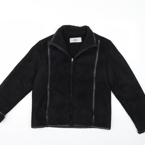 Style Collection Womens Black   Jacket Coat Size 12