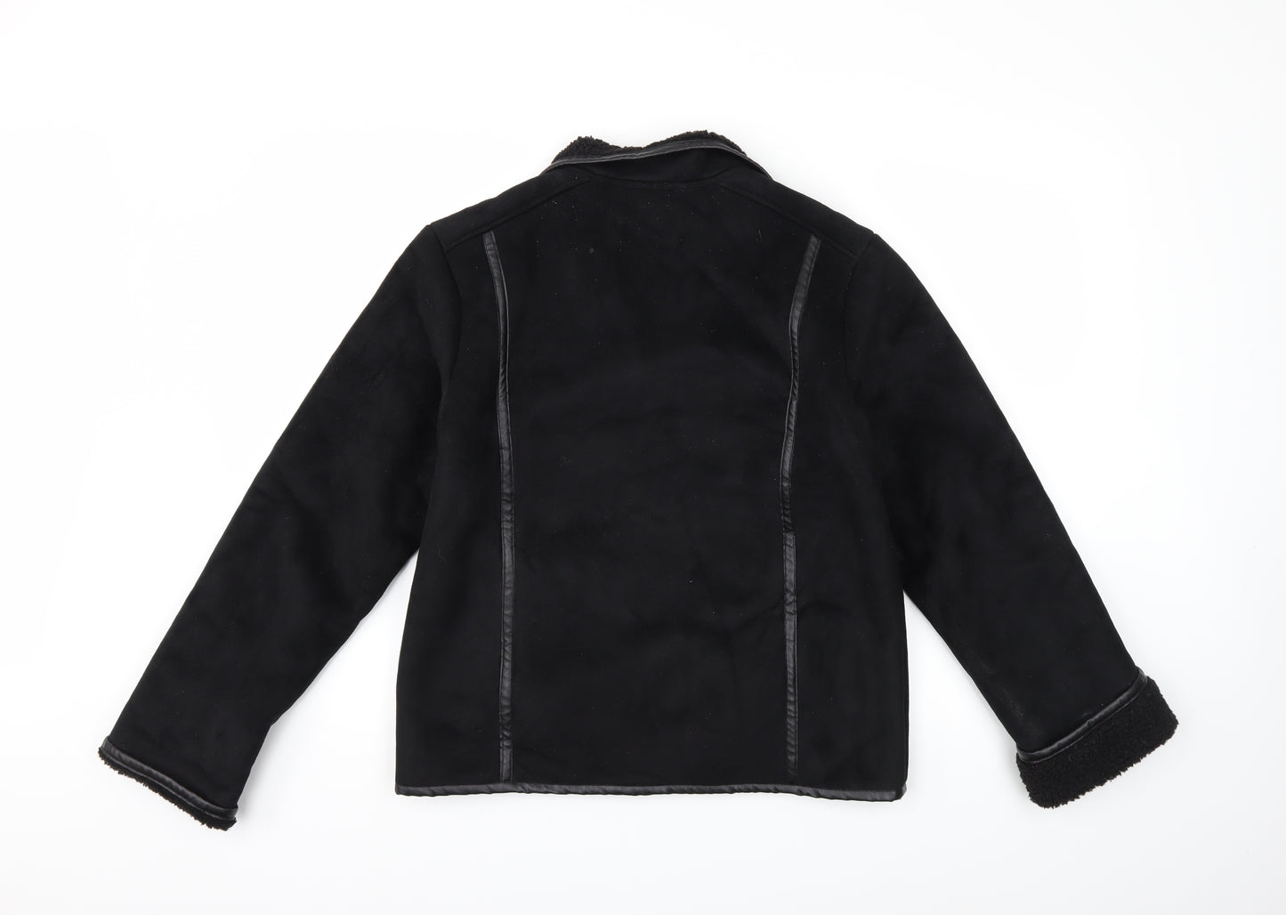 Style Collection Womens Black   Jacket Coat Size 12