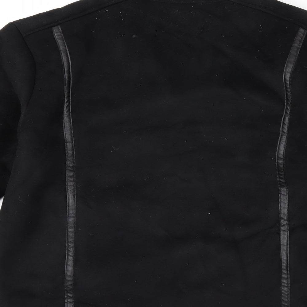 Style Collection Womens Black   Jacket Coat Size 12