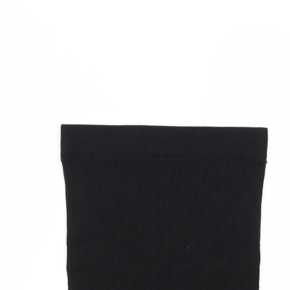 Brave Soul Womens Black  Knit Mini Skirt Size S