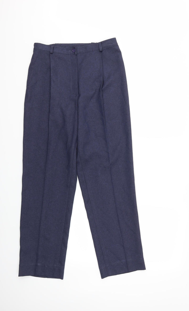 Debenhams Womens Blue Trousers Size 10 L28 in