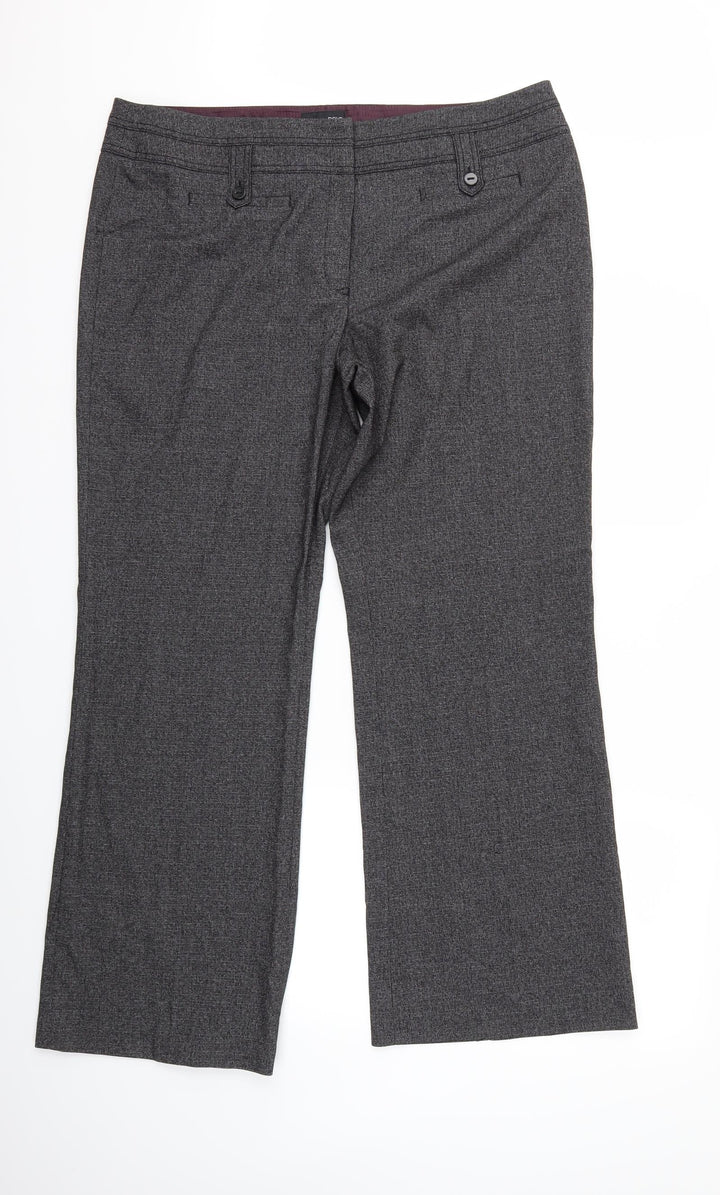 NEXT Womens Black Trousers Size 40 in L30 in