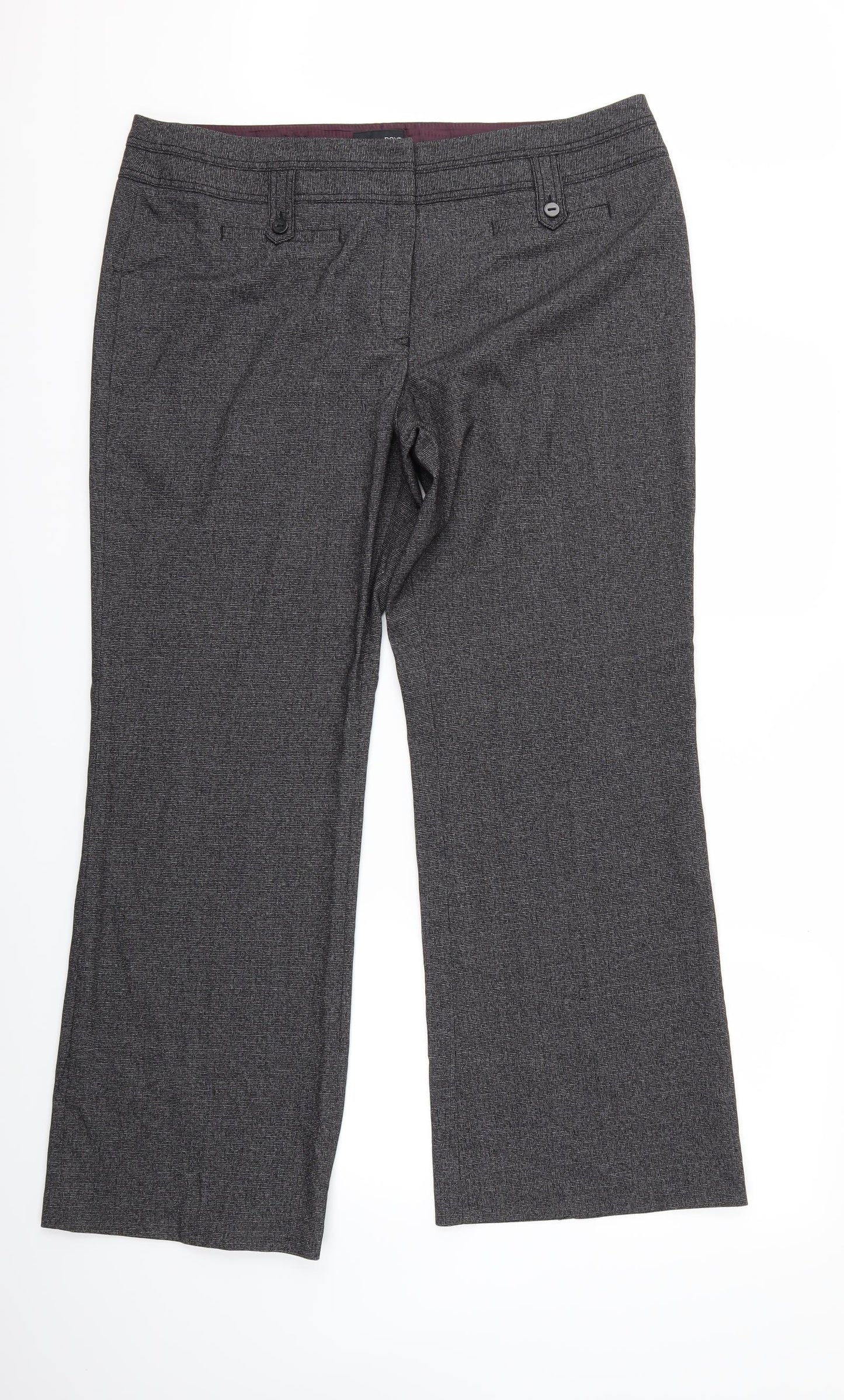 NEXT Womens Black   Trousers  Size 40 in L30 in