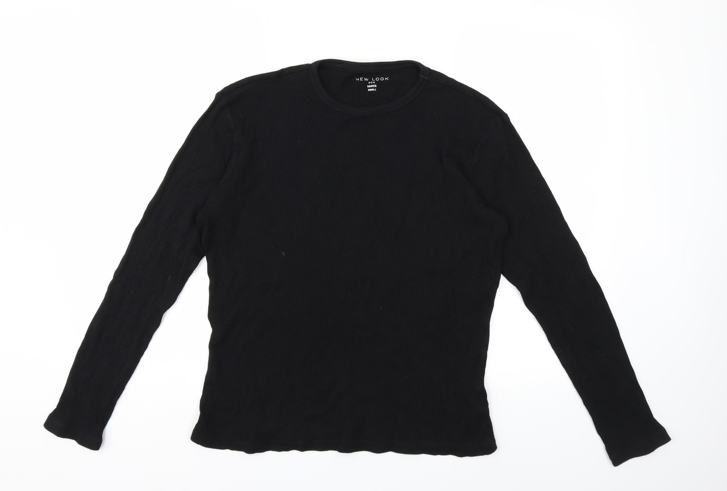 New Look Mens Black    T-Shirt Size S