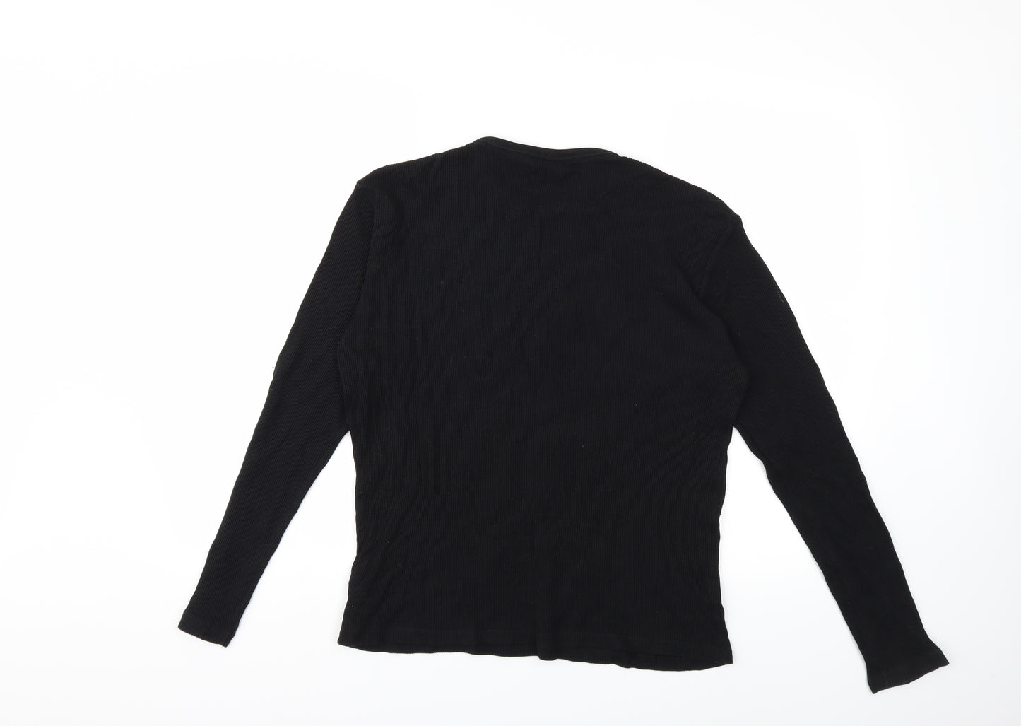 New Look Mens Black    T-Shirt Size S