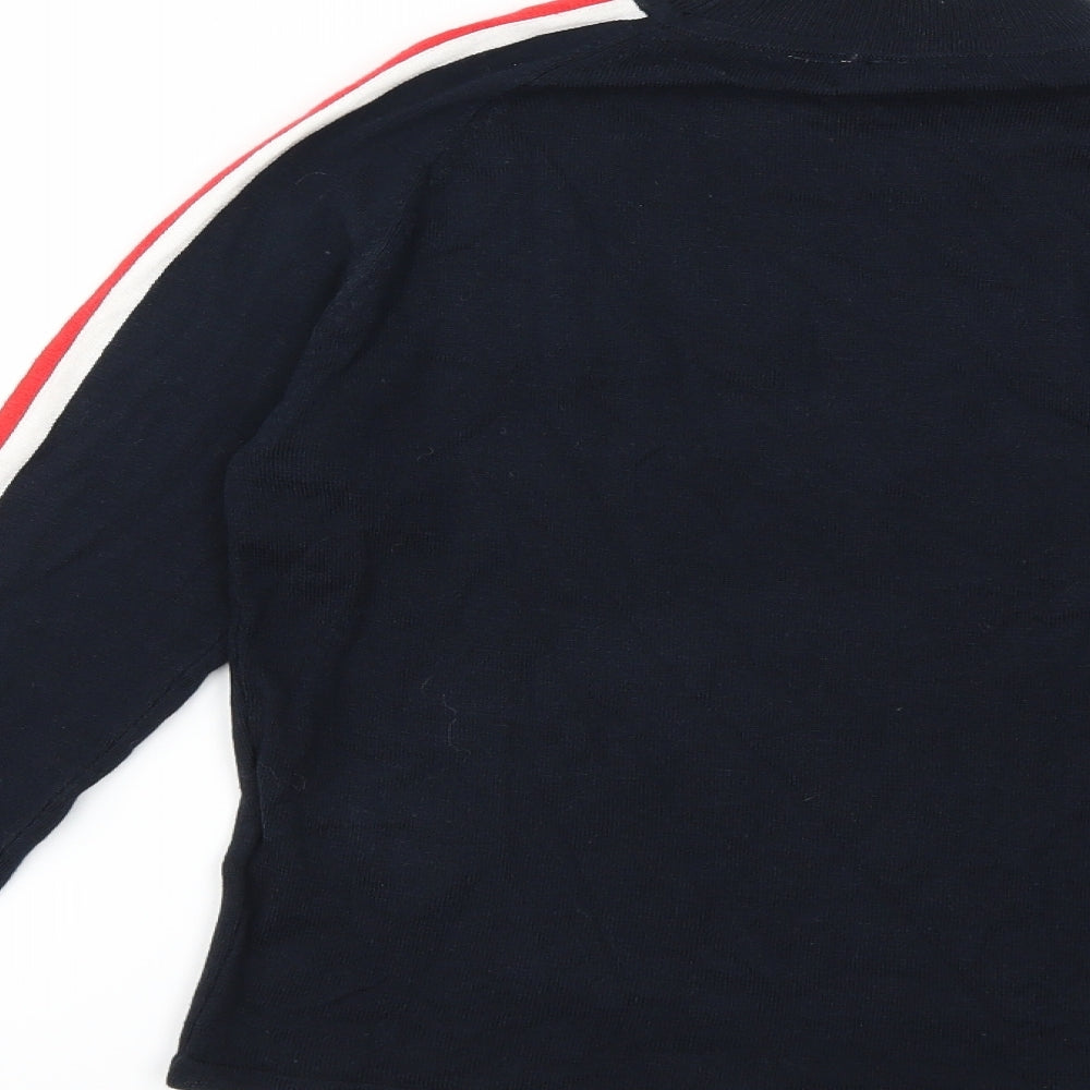 h& Womens Blue  Knit Pullover Jumper Size XS