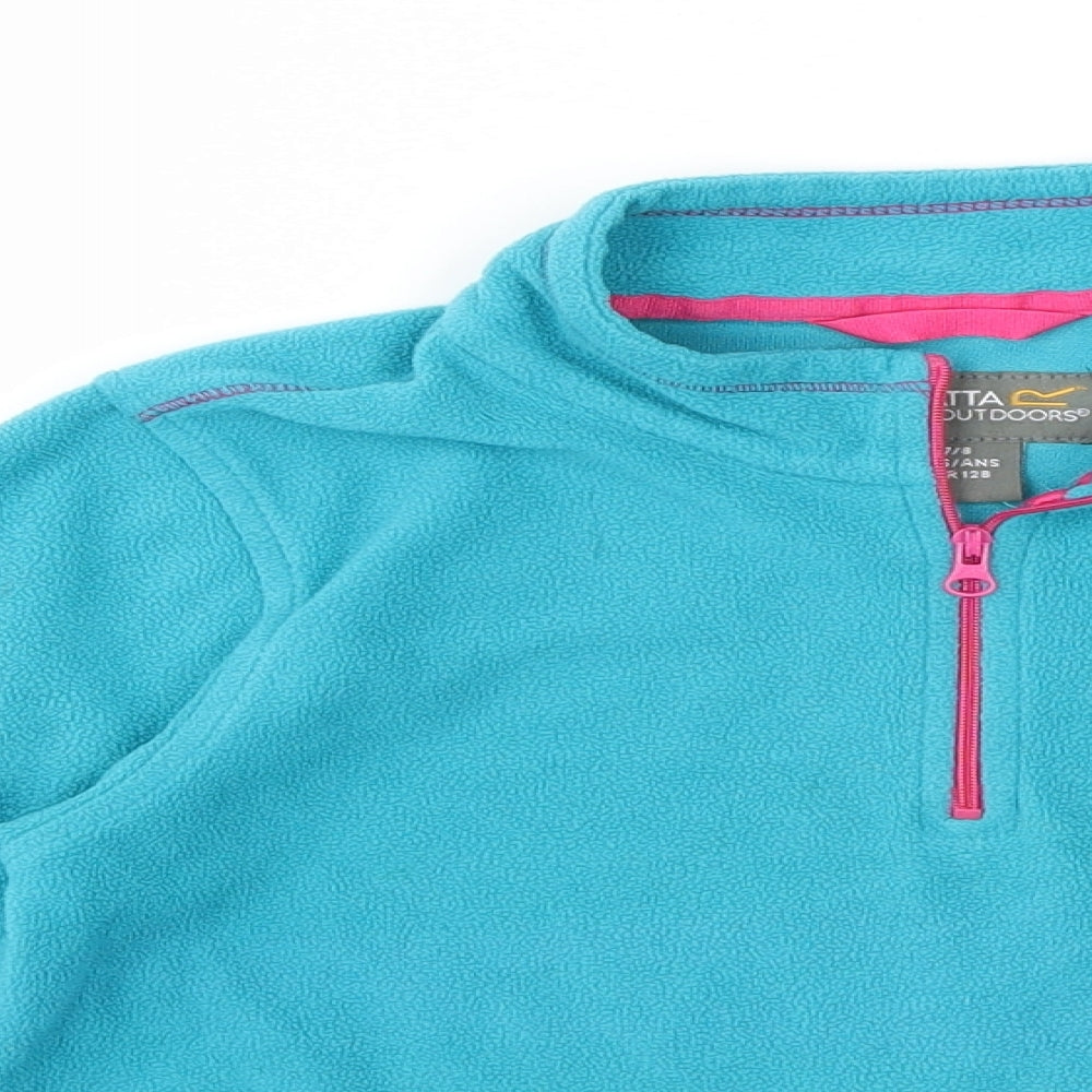 Regatta Girls Blue  Fleece Jacket  Size 7 Years