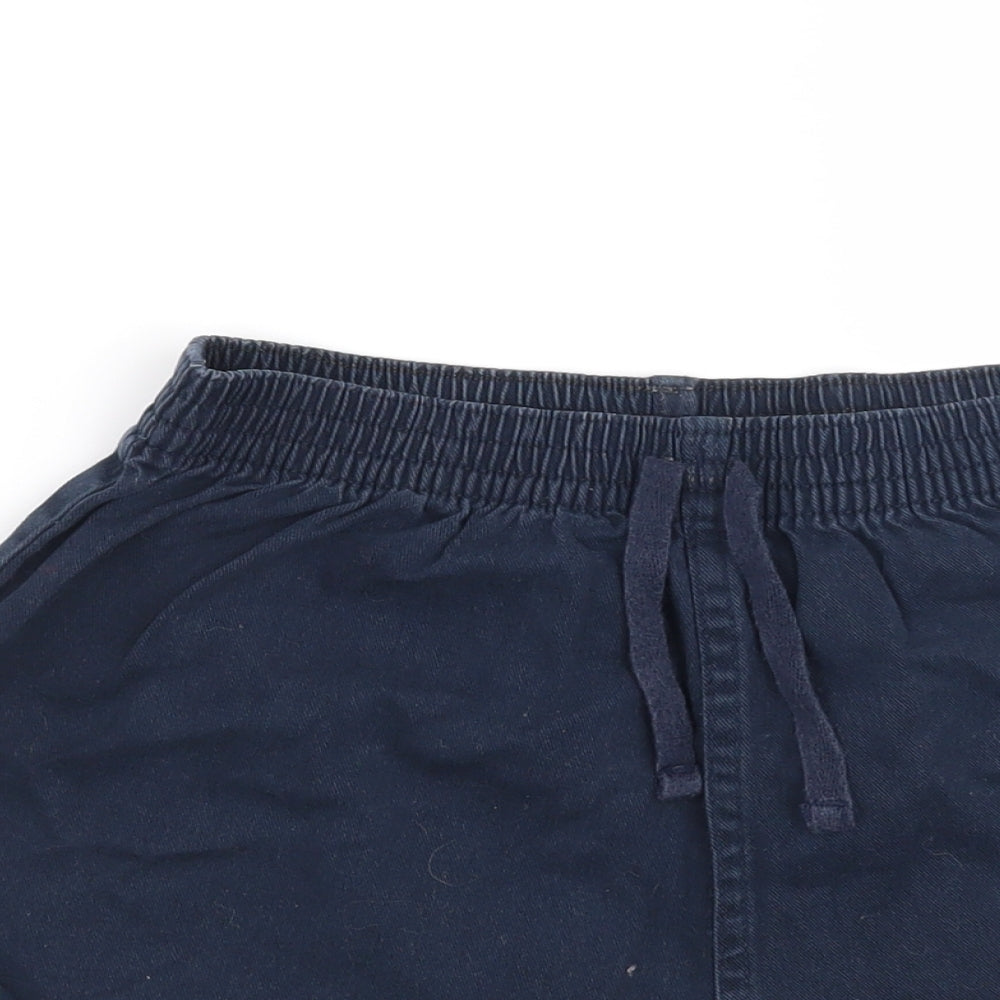 John Lewis Boys Blue   Chino Shorts Size 9-10 Years