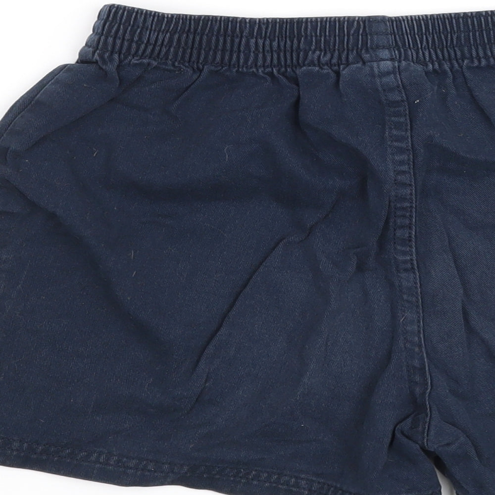 John Lewis Boys Blue   Chino Shorts Size 9-10 Years