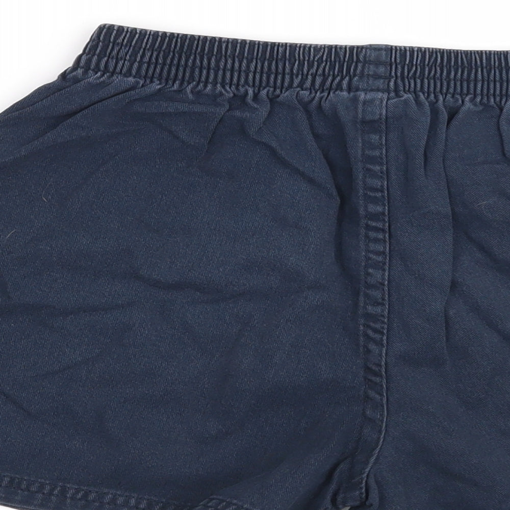 John Lewis Boys Blue   Chino Shorts Size 9-10 Years
