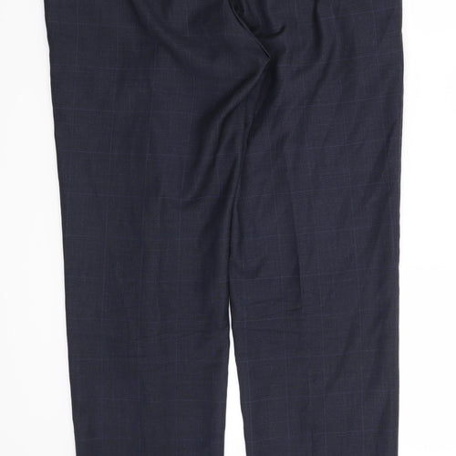 Lauren Ralph Lauren Mens Blue Check  Trousers  Size 34 L32 in