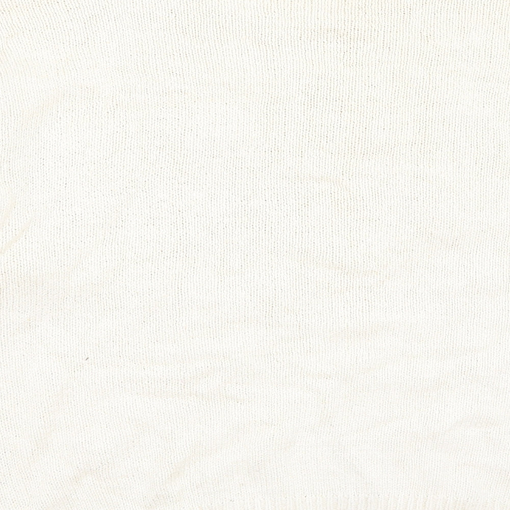 Preworn Womens Beige Floral  Pullover Jumper Size L