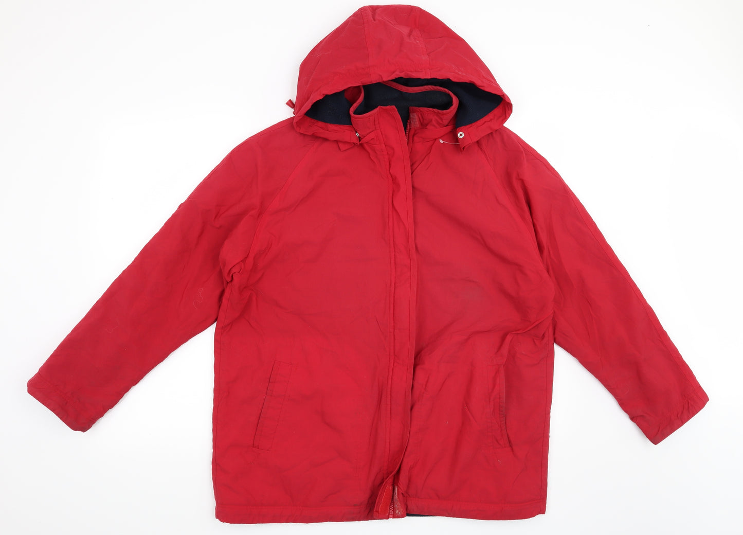 Marks and Spencer Womens Red   Overcoat Coat Size 14