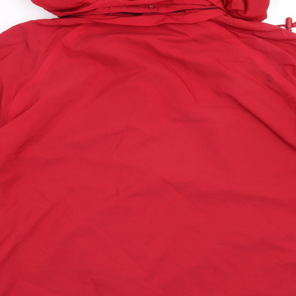 Marks and Spencer Womens Red   Overcoat Coat Size 14