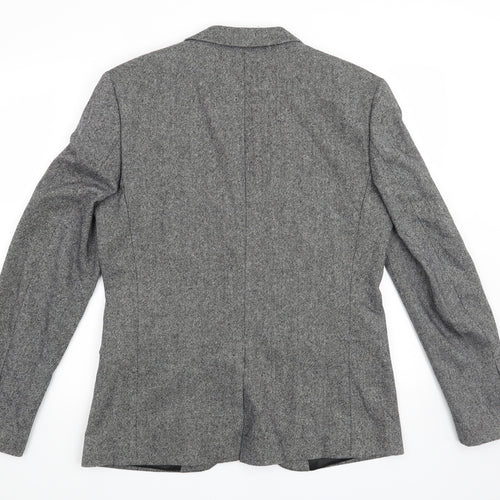 Topman Mens Grey   Jacket Blazer Size S