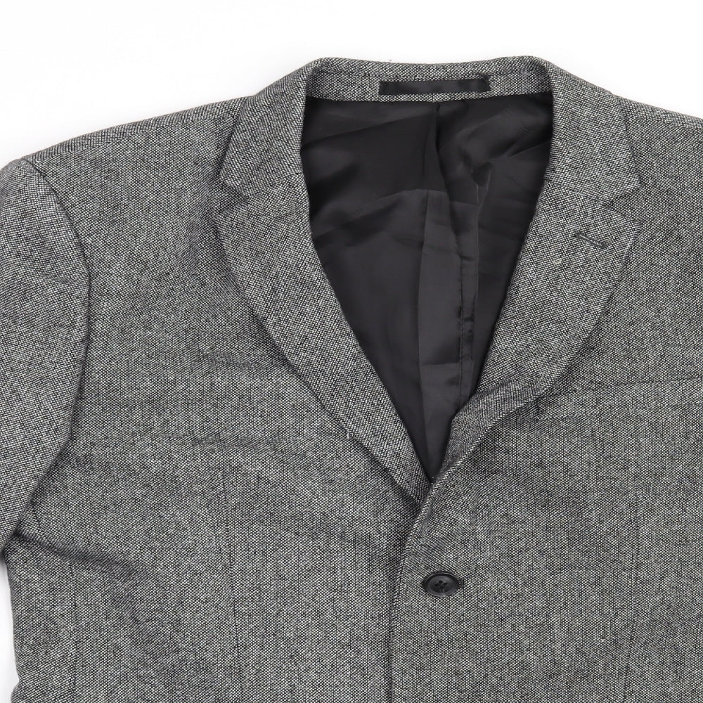 Topman Mens Grey   Jacket Blazer Size S