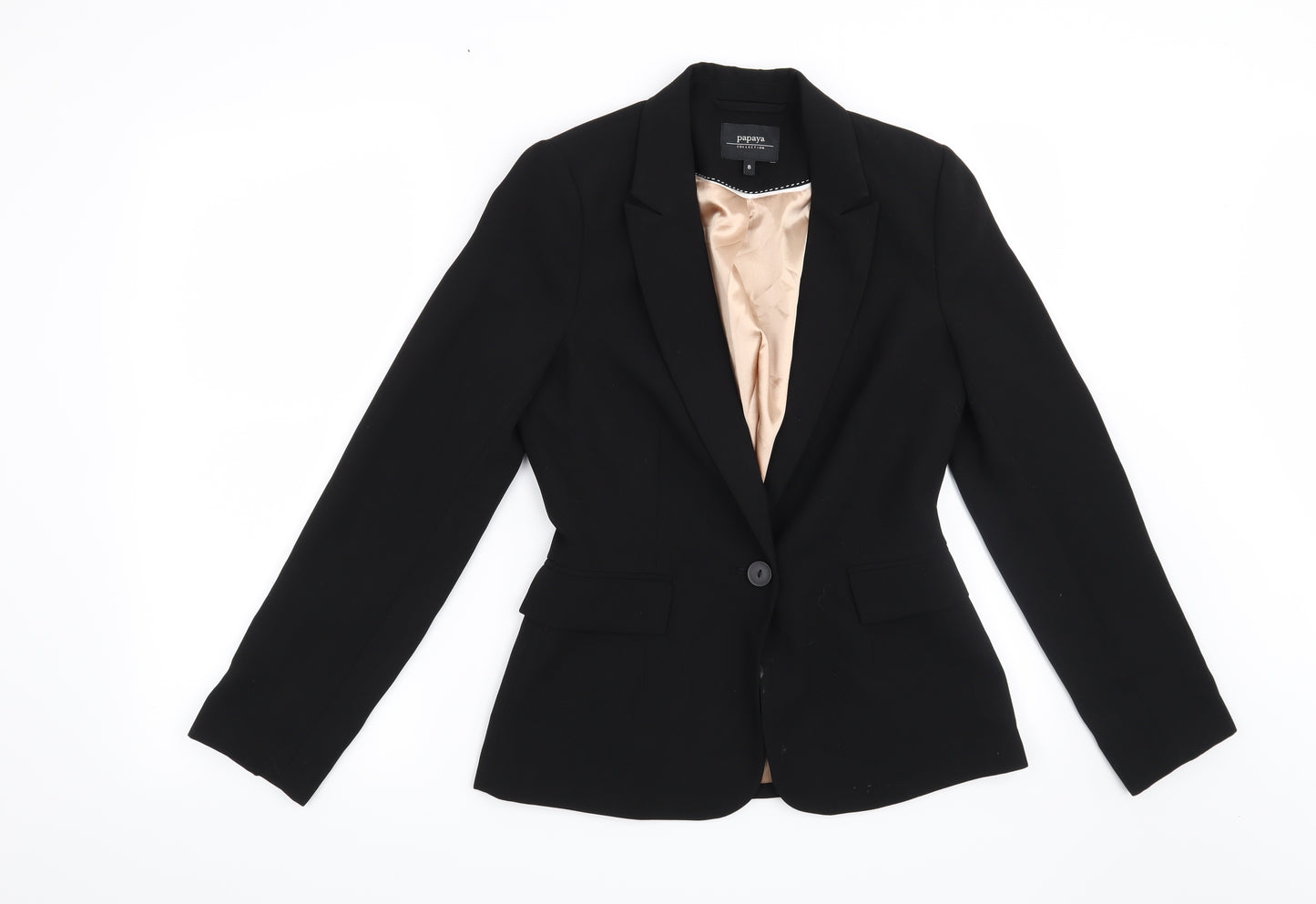 Papaya Womens Black   Jacket Blazer Size 8