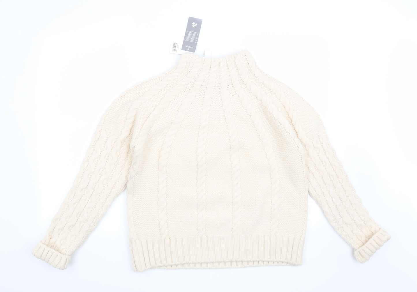 George Womens Beige   Pullover Jumper Size M