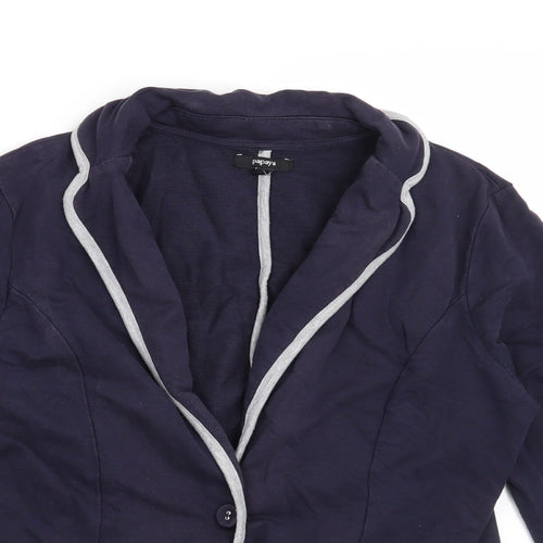 Papaya Womens Blue   Jacket Blazer Size 12