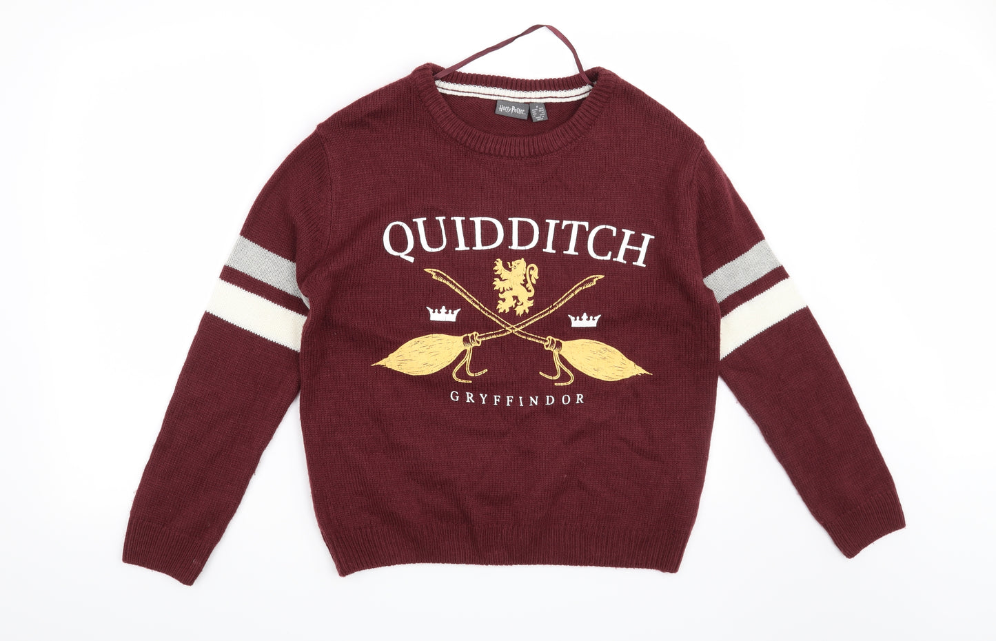 Primark Womens Red   Pullover Jumper Size 10  - Harry Potter Quidditch Gryffindor
