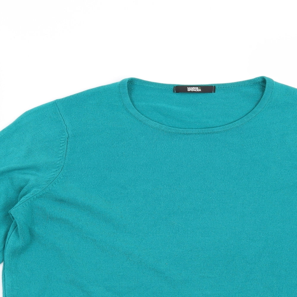 Marks and Spencer Womens Green   Pullover Jumper Size 12