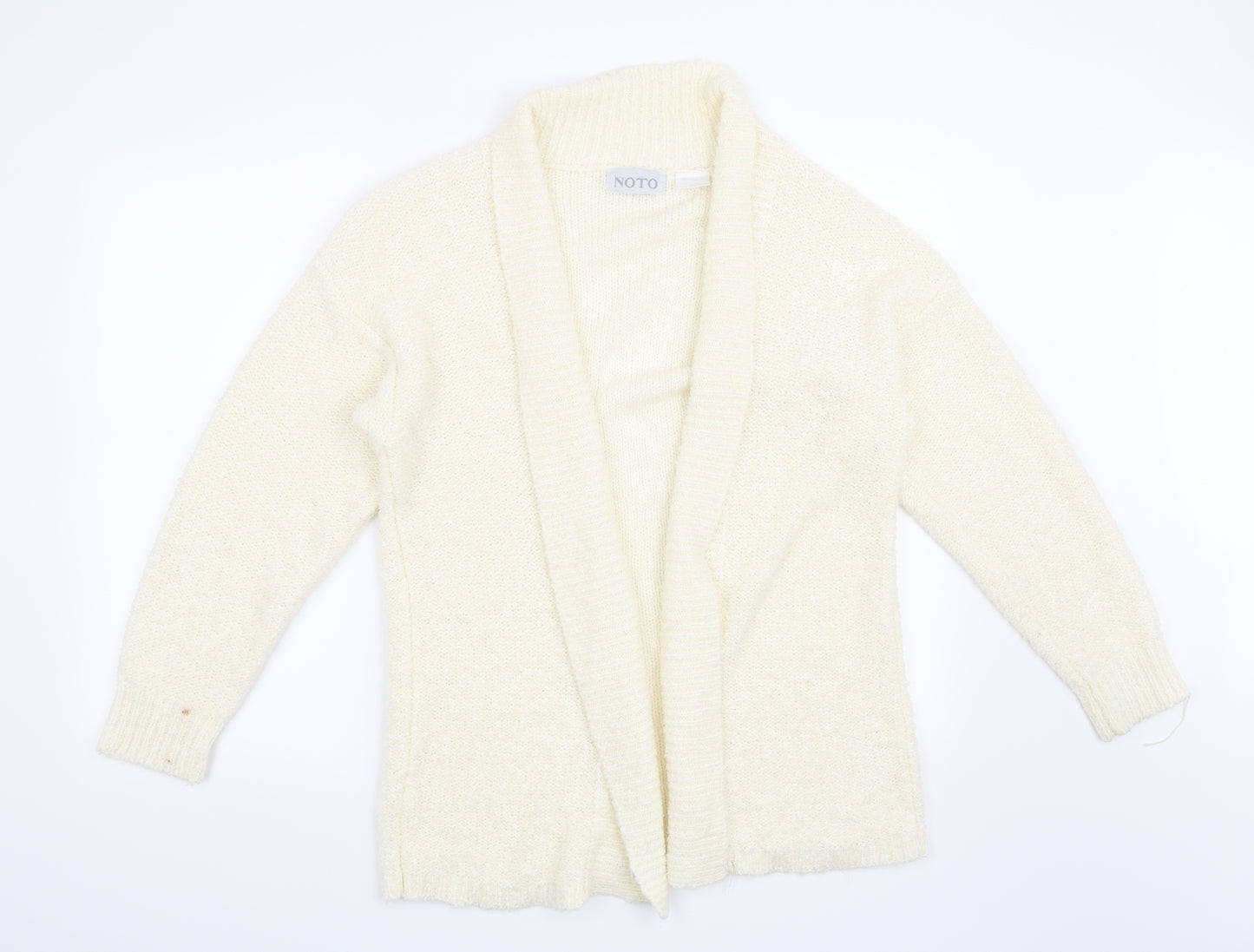 Noto Womens Beige   Cardigan Jumper Size M
