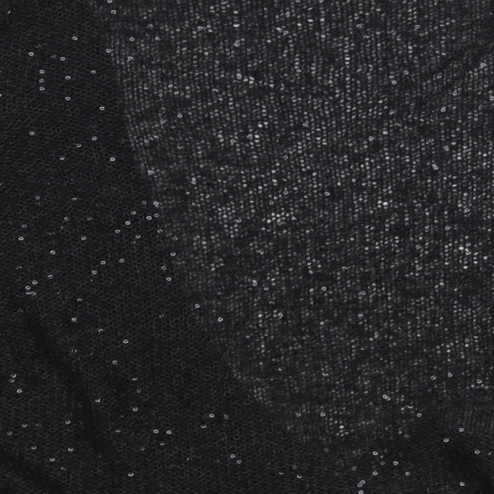 Marks and Spencer Womens Black   Cardigan Jumper Size 16