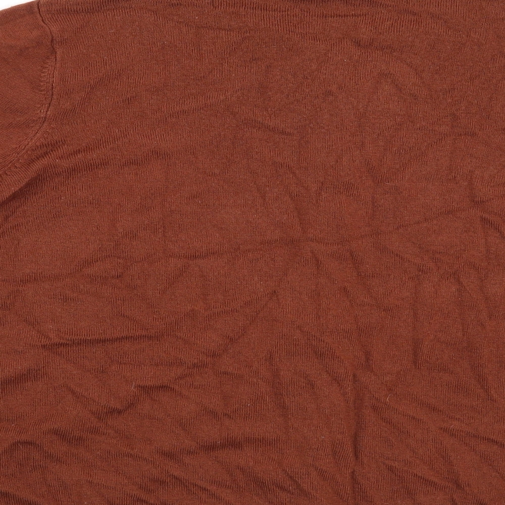 Marks and Spencer Womens Brown   Cardigan Jumper Size 20