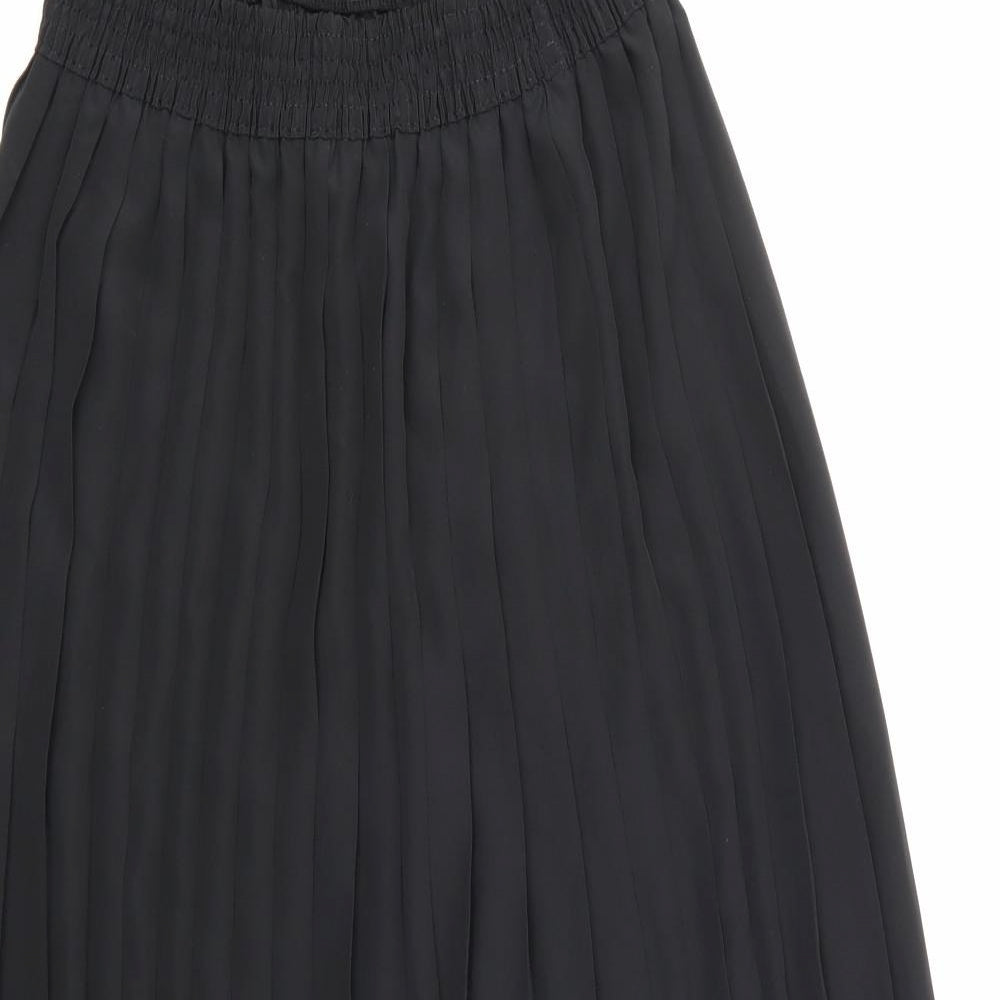 Studio Dee Womens Black   Pleated Skirt Size 14