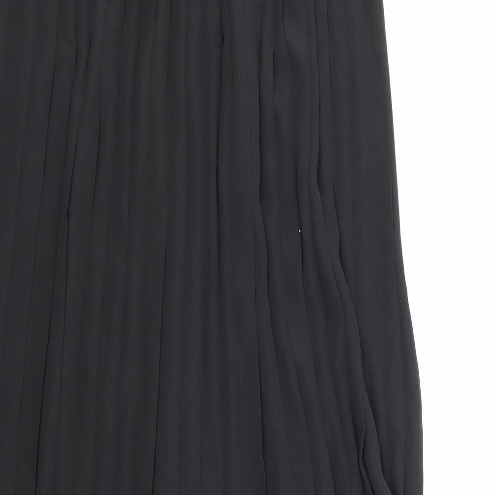 Studio Dee Womens Black   Pleated Skirt Size 14