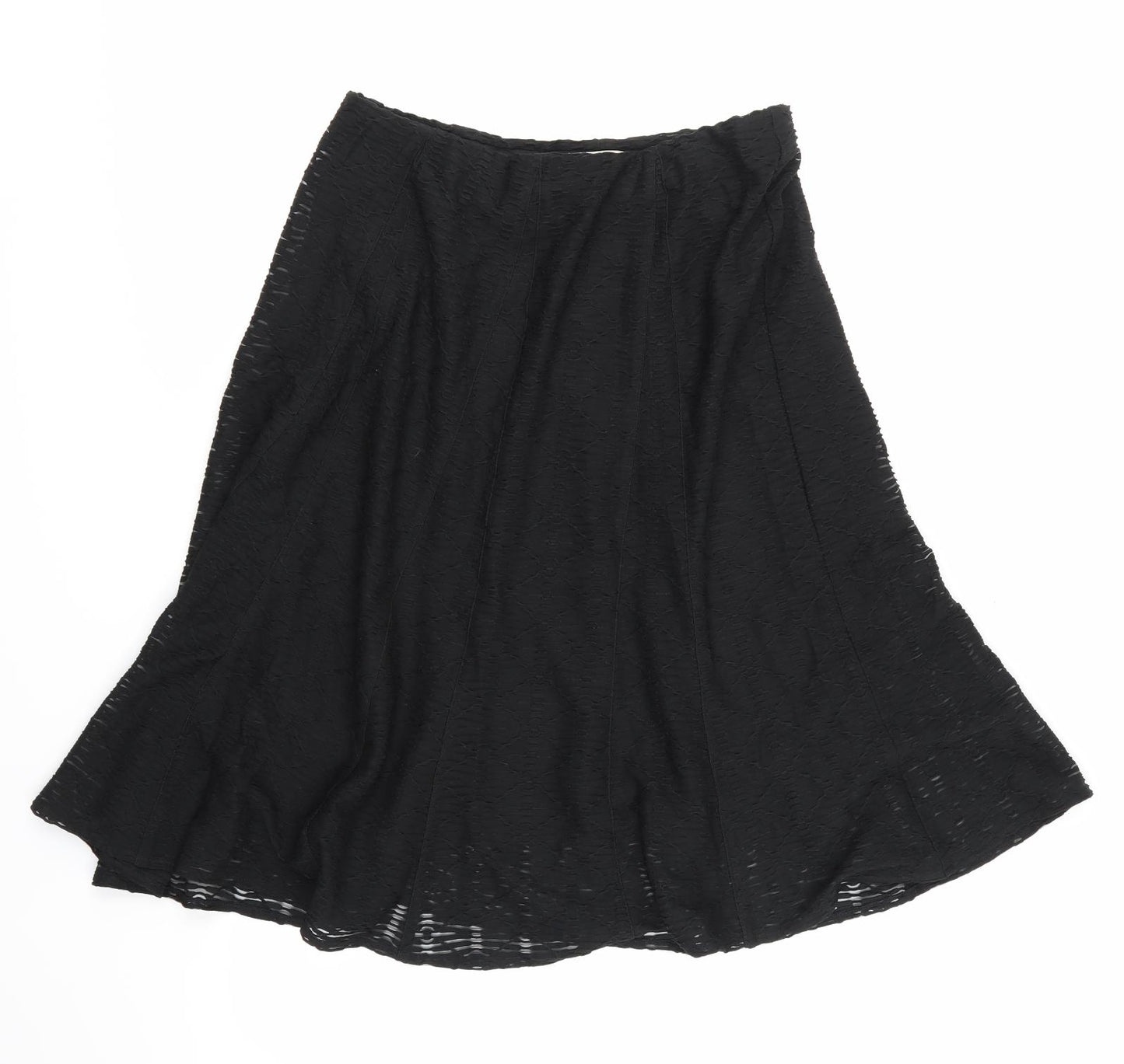 Marks and Spencer Womens Black   A-Line Skirt Size 12