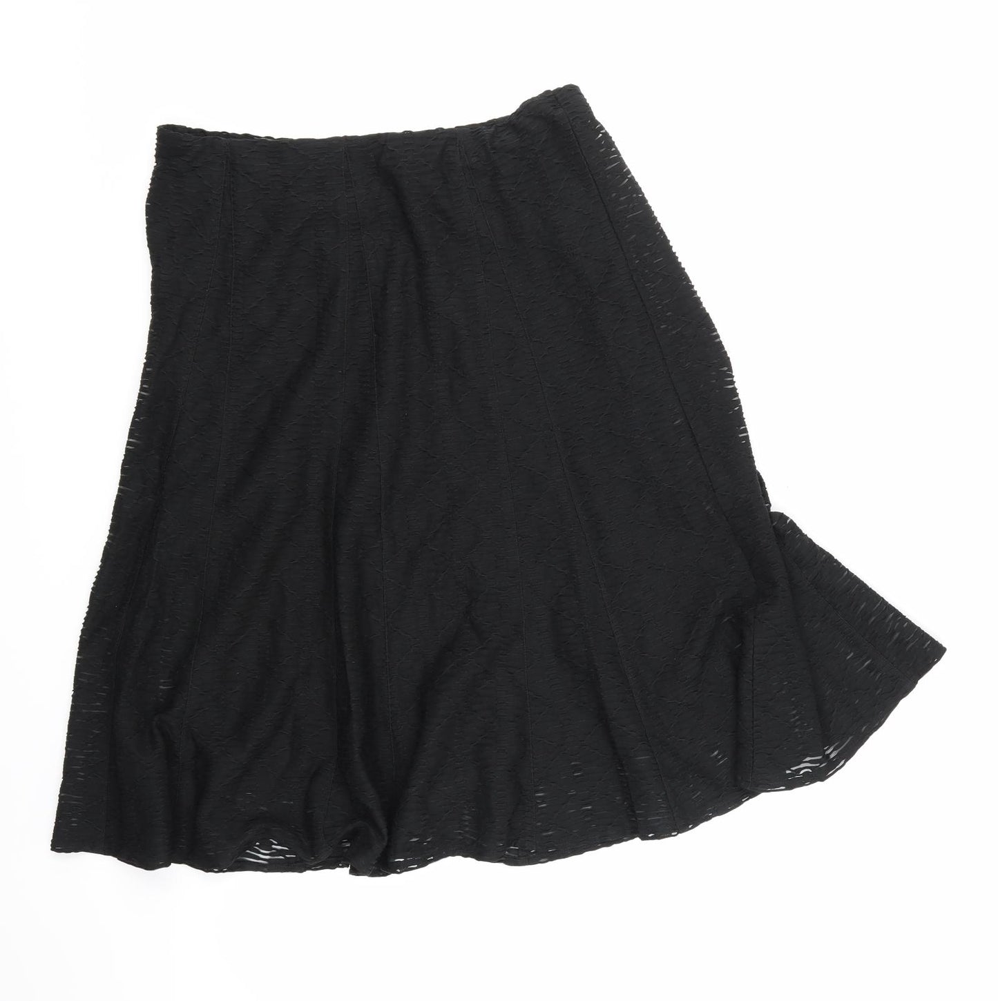 Marks and Spencer Womens Black   A-Line Skirt Size 12