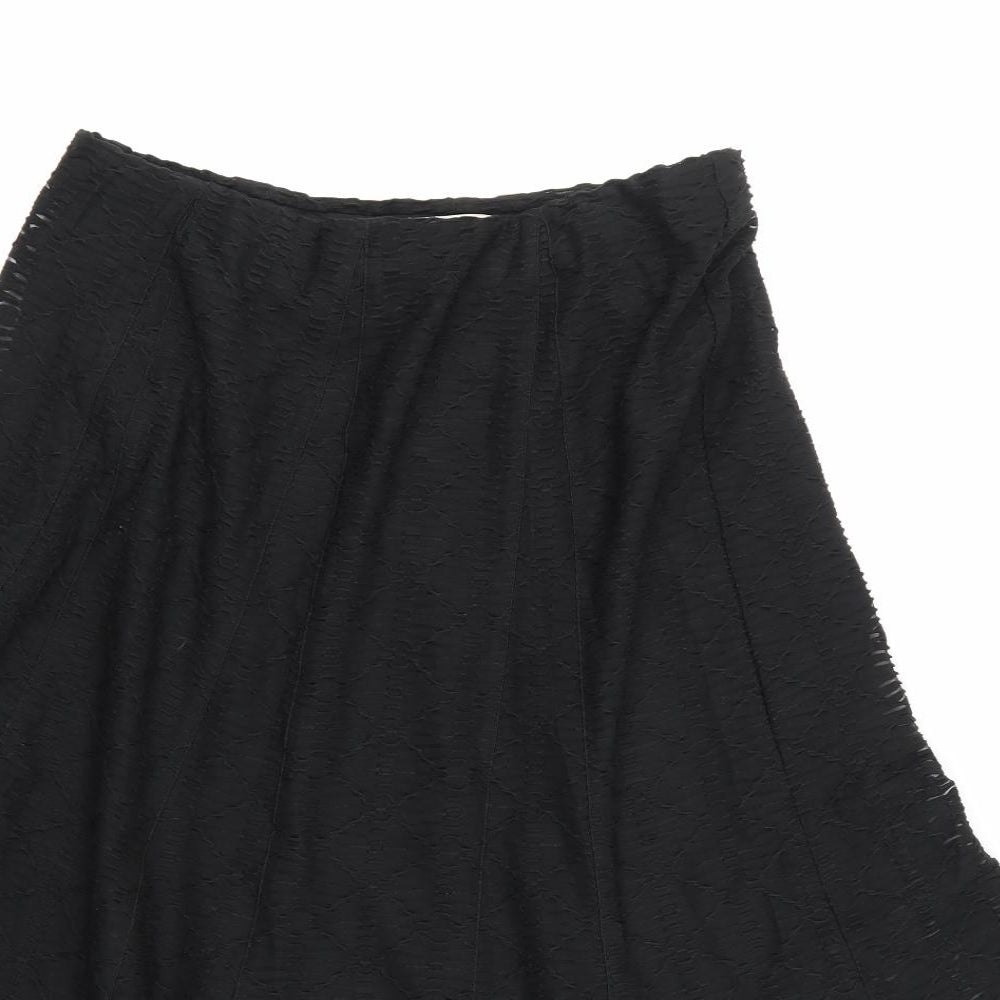 Marks and Spencer Womens Black   A-Line Skirt Size 12