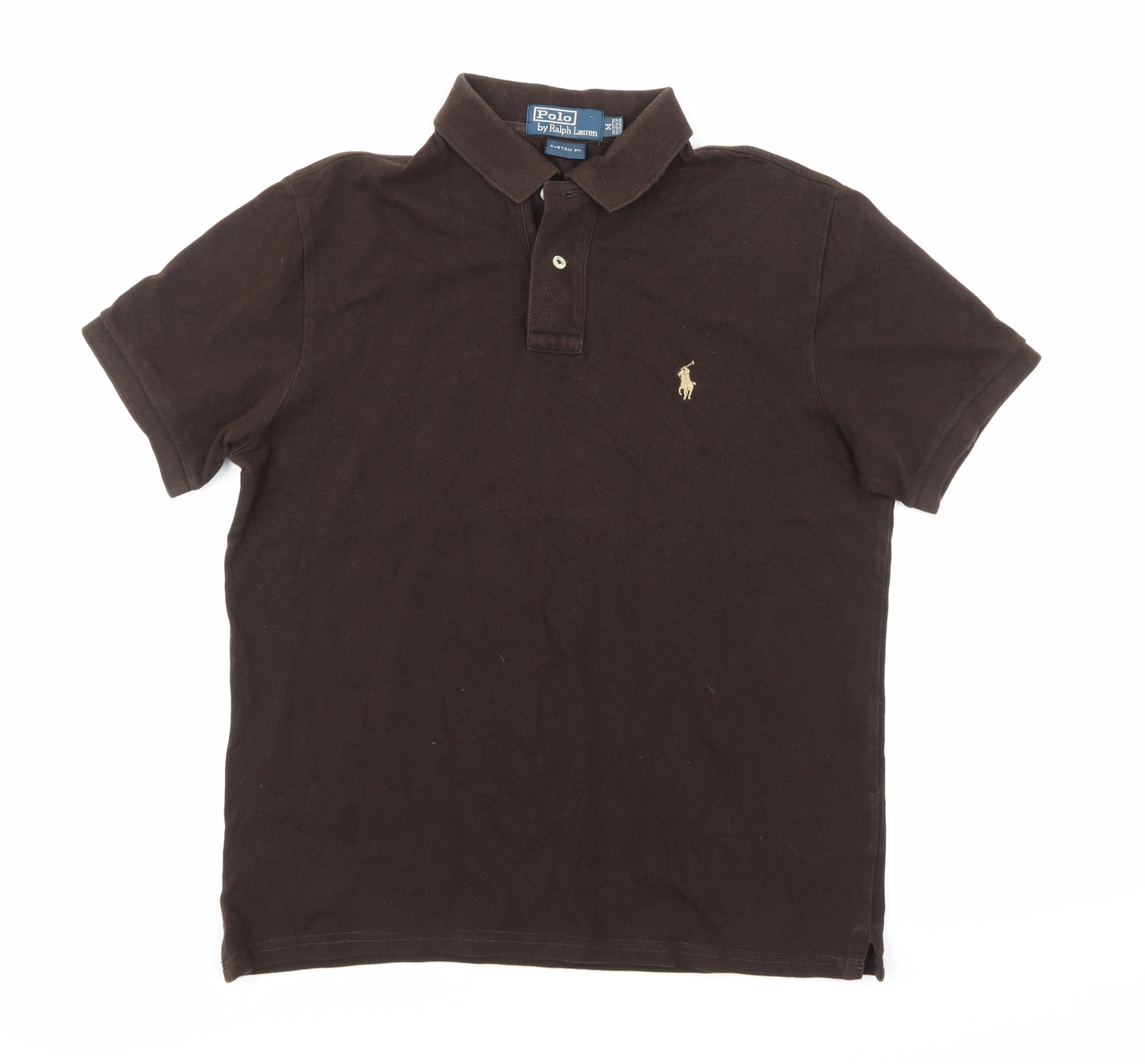 Ralph Lauren Mens Brown    Polo Size M