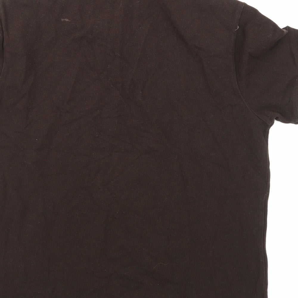 Ralph Lauren Mens Brown    Polo Size M