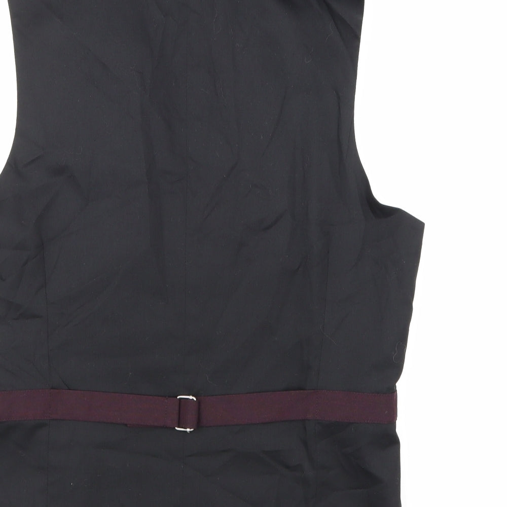 Preworn Mens Purple   Jacket Suit Waistcoat Size 36