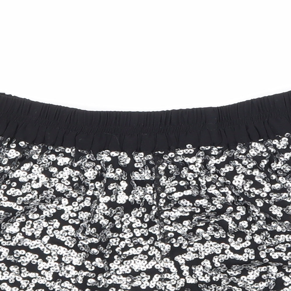Zara Womens Black   Hot Pants Shorts Size S