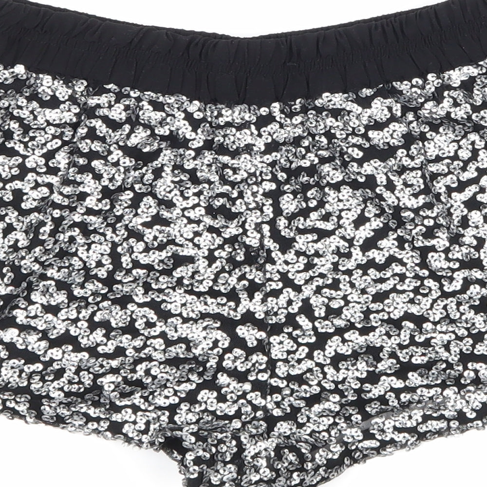 Zara Womens Black   Hot Pants Shorts Size S
