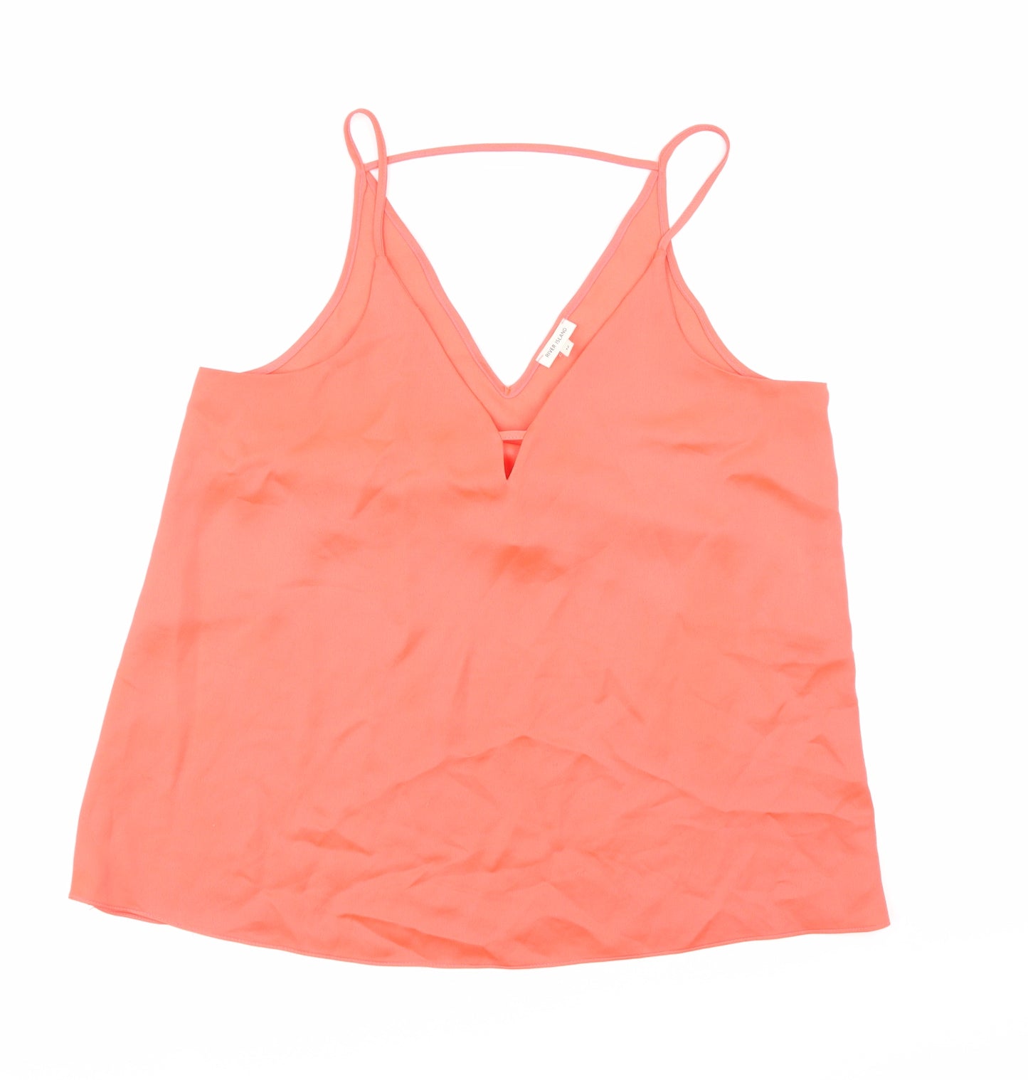 River Island Womens Pink   Basic Tank Size 12
