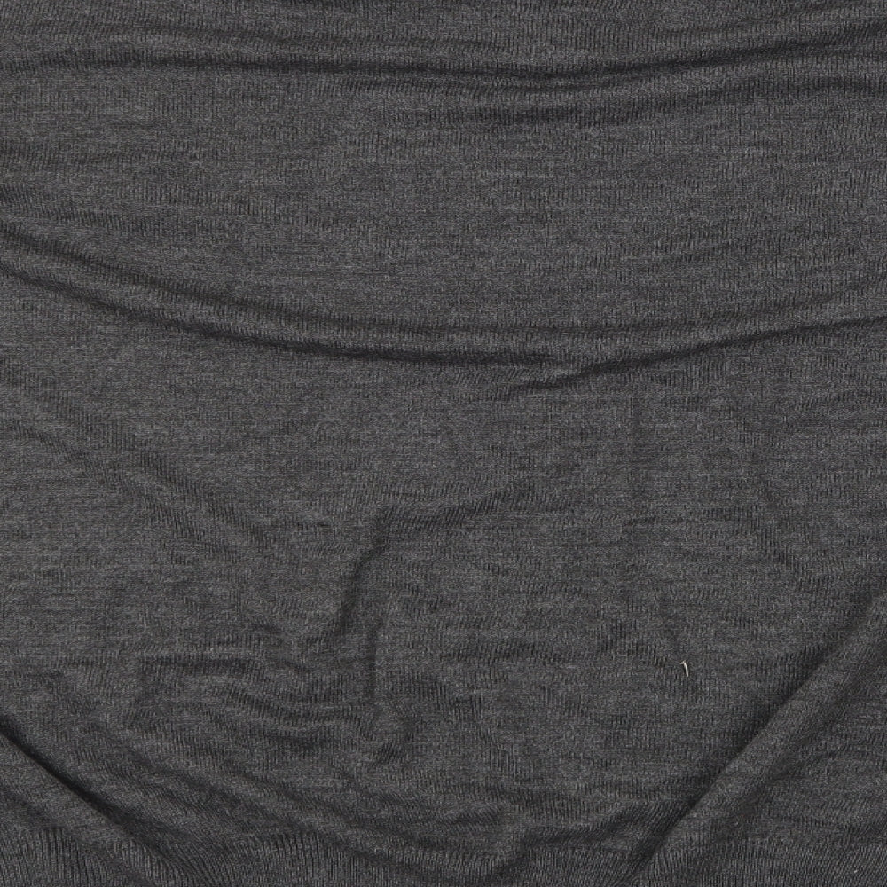 W&B Mens Grey  Knit Pullover Jumper Size 5XL