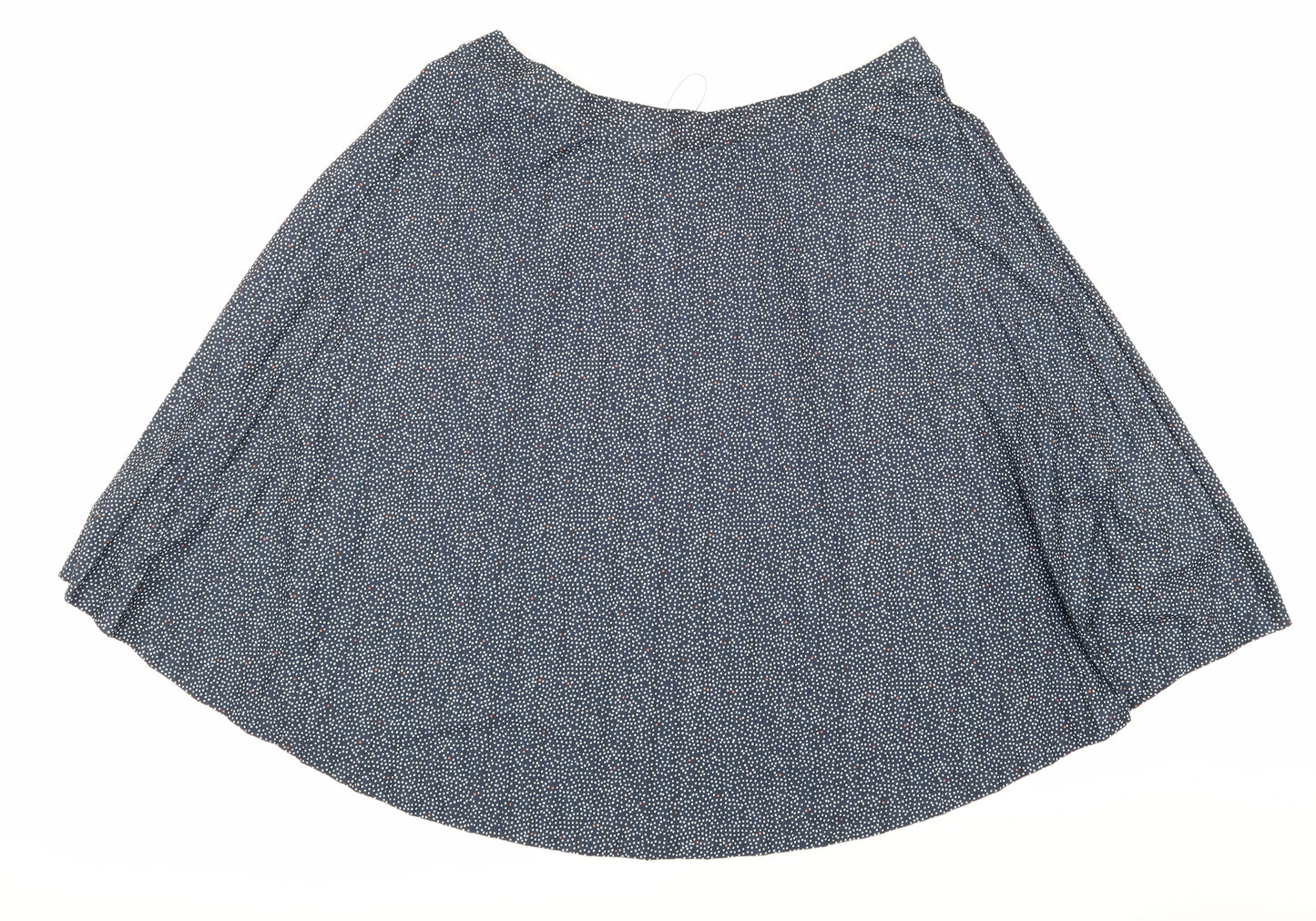 Marks and Spencer Womens Blue Polka Dot  A-Line Skirt Size 22