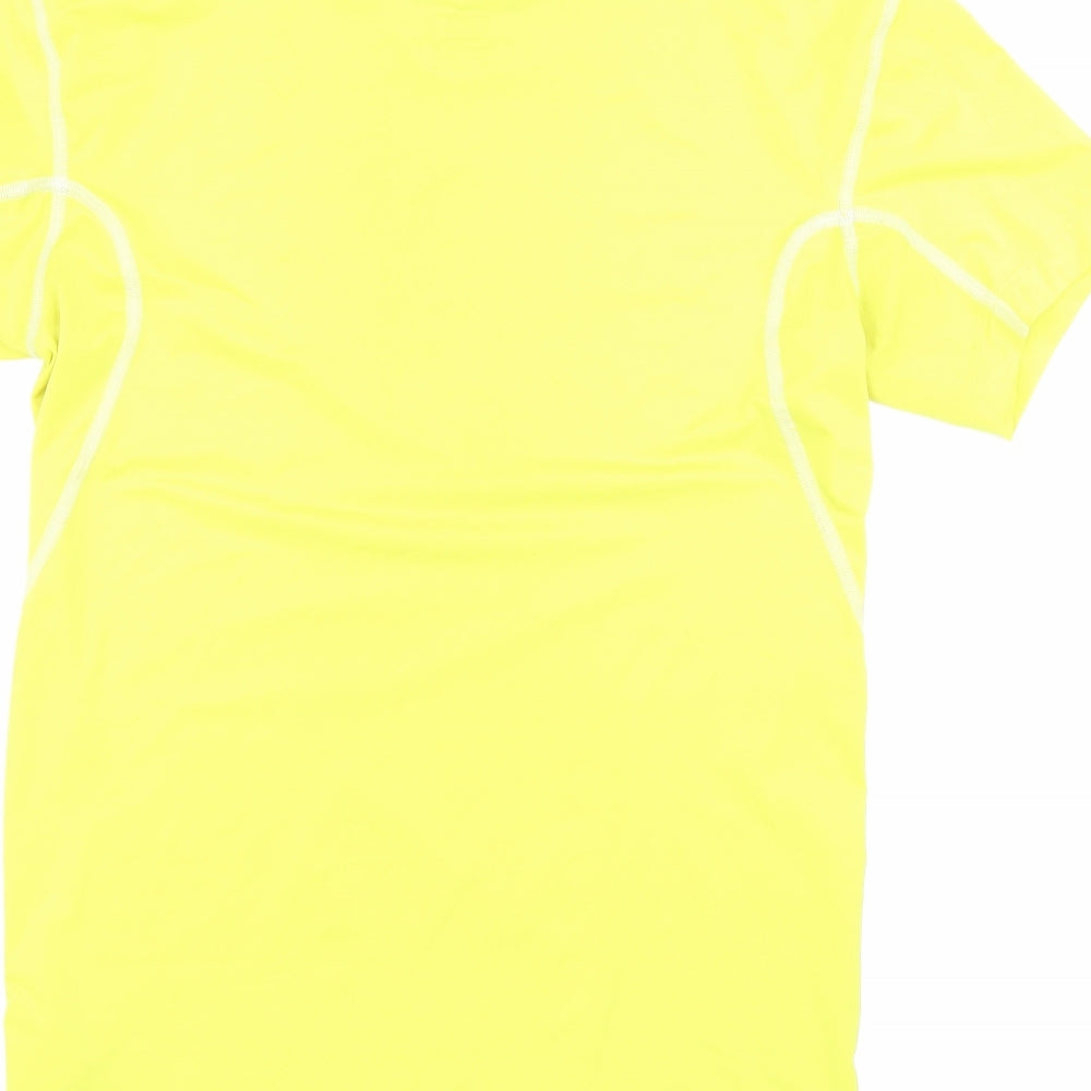 Nike Mens Yellow   Basic T-Shirt Size XL