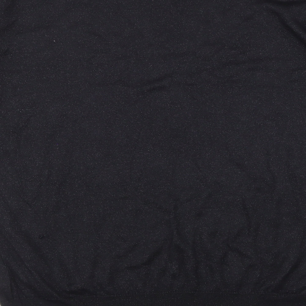 Wallis Womens Black  Knit Pullover Jumper Size M