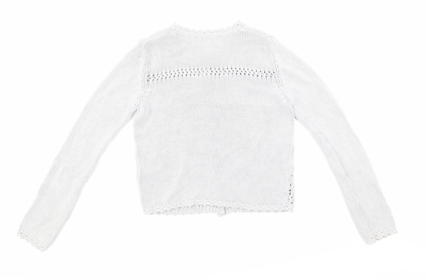 Edina Ronay Womens Grey  Knit Cardigan Jumper Size L