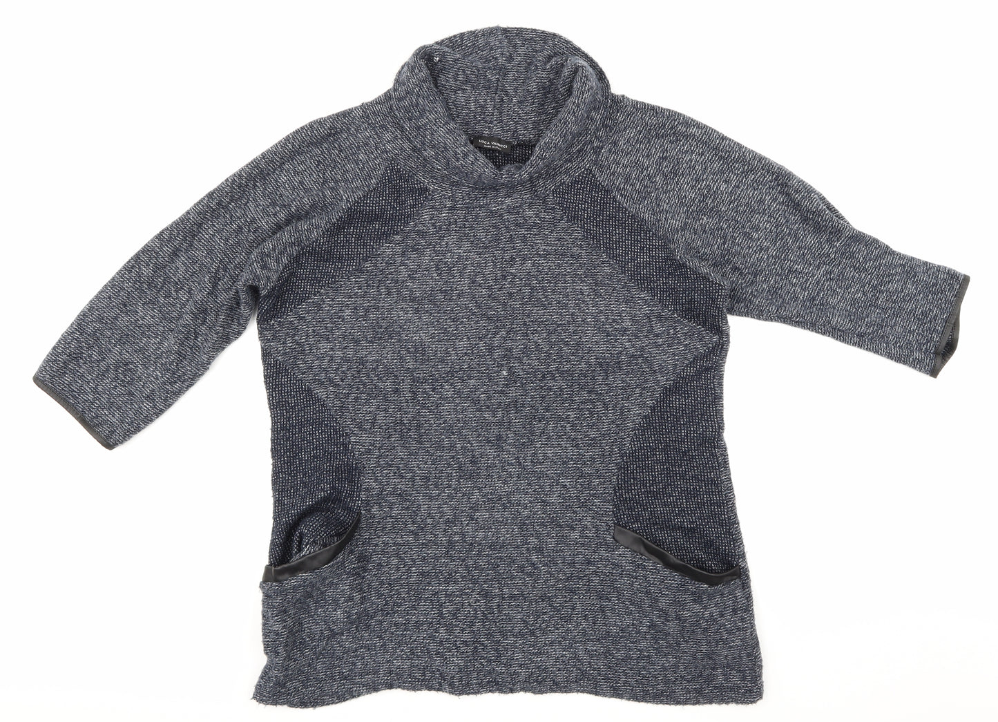 Luca Vanucci Womens Blue   Pullover Jumper Size XL
