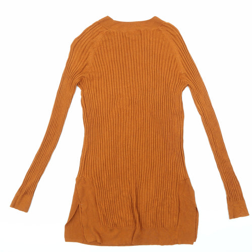 Papaya Womens Brown  Knit Pullover Jumper Size 12