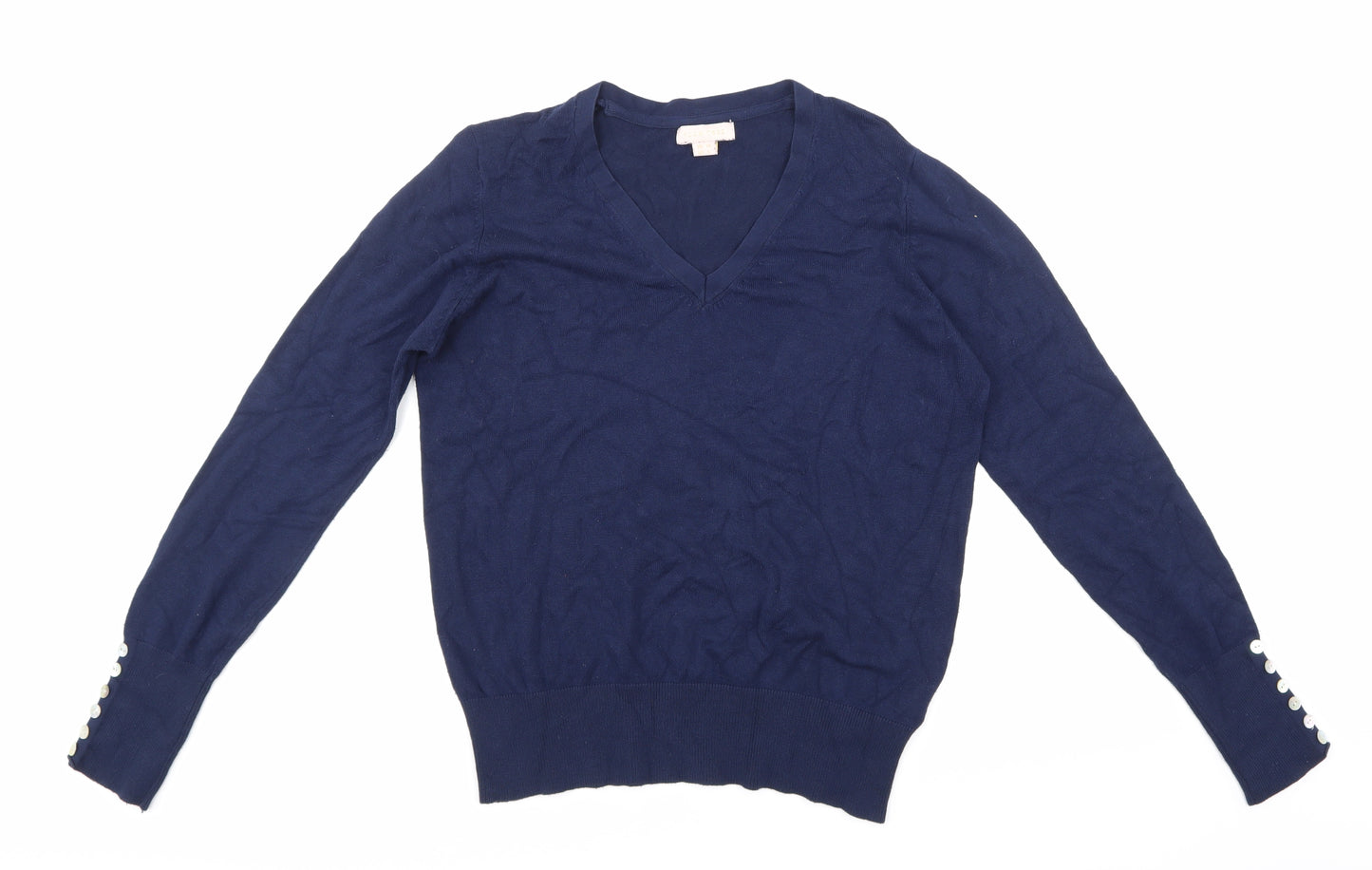 Plum Tree Womens Blue  Knit Pullover Jumper Size 14