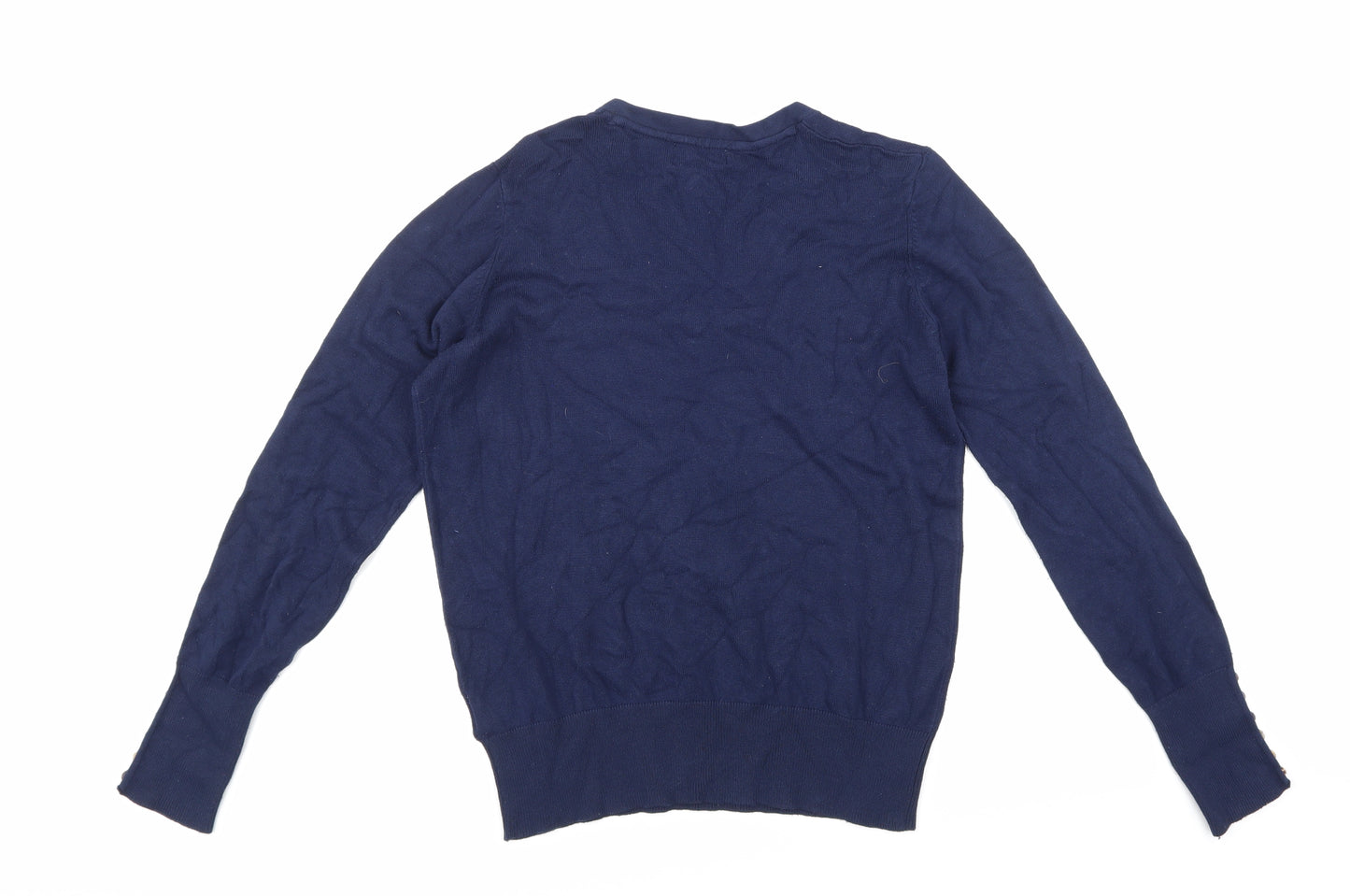 Plum Tree Womens Blue  Knit Pullover Jumper Size 14